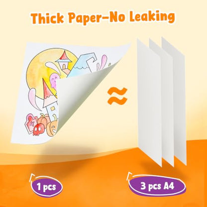 JoyCat Paint with Water Coloring Books for Toddlers (Halloween) - style: Halloween