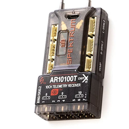 Spektrum AR10100T DSMX 10-Channel Telemetry Receiver, SPMAR10100T