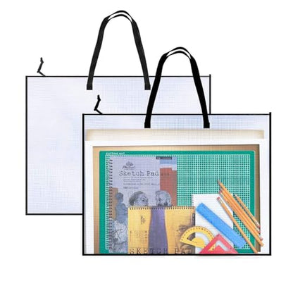 Opret Art Portfolio Bags 19X25 Inch with Handle and Zipper - color: 2 Pack