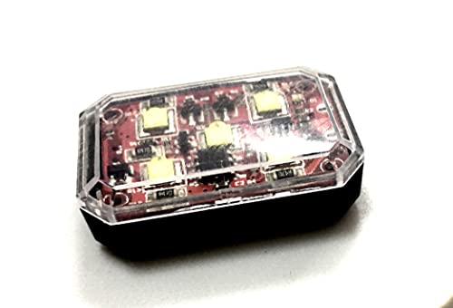 Firehouse Technology Drone Strobe 4 Light Navigation Kit - 2- White,1- Red, 1-Green FAA Compliant and tested 3.5 SM