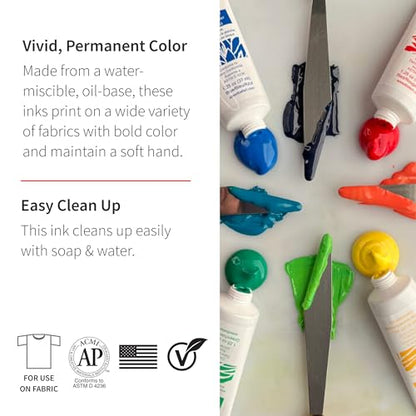 Speedball 003576 Fabric Block Printing Ink - color: Green, size: 2.5 fl oz