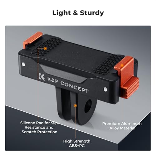 K&F CONCEPT 2 Pack Magnetic Adapter Mount for DJI Osmo Nano/Osmo Action 6 - size: 2Pack