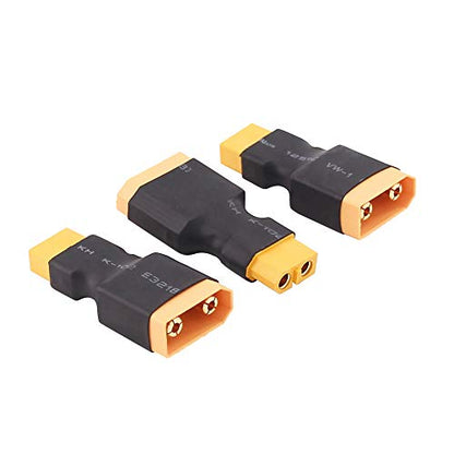 3pcs XT90 Male to XT60 Female RC Connector Converter Adapter for LiPo Electric Quad/ESC(C85-3)