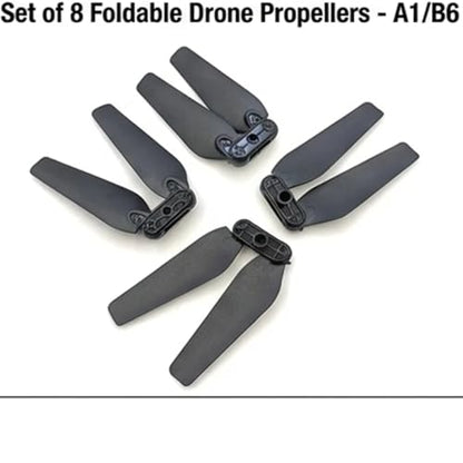 Drone Propellers Set, 58-121mm Mini Brushless Blades, Suitable for Assembling Various Drone Accessories (Small Folding Fan Blade) - style: Small folding fan blade