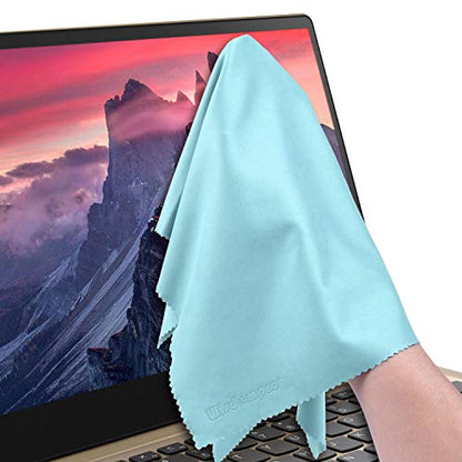 Wisdompro 4-Pack 16x16 Inch Extra Large Microfiber Cleaning Cloths, Mint - color: Mint