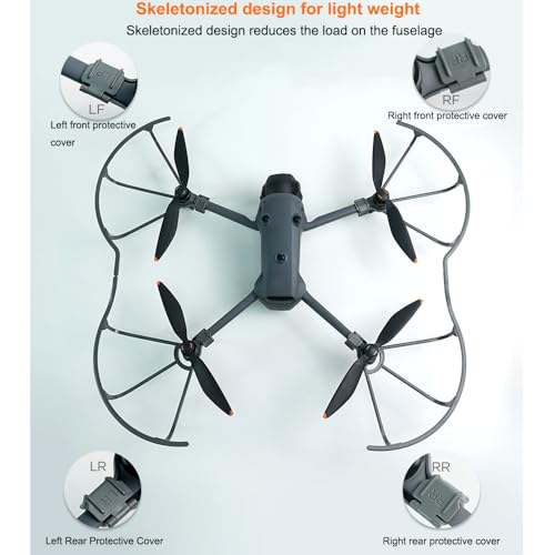 Propeller Guard Protector for DJI Mavic 4 Pro, Anti-Collision Bumper Ring Prop Blade Protective Guard Anti-Shake Paddle Safety Cover Compatible with Mavic 4 Pro Drone