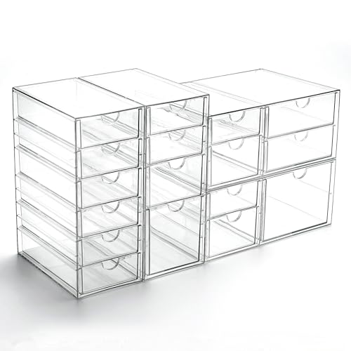 Prsildan 17 Drawers Teacher Toolbox Office Supply Organizer, Set of 4 - size: 17 Drawers
