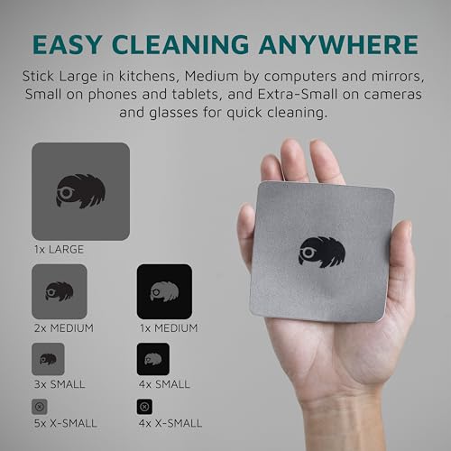 KUVRD Waterbear - Electronic Screen Cleaner Pads, Family Pack - size: Single Family Pack
