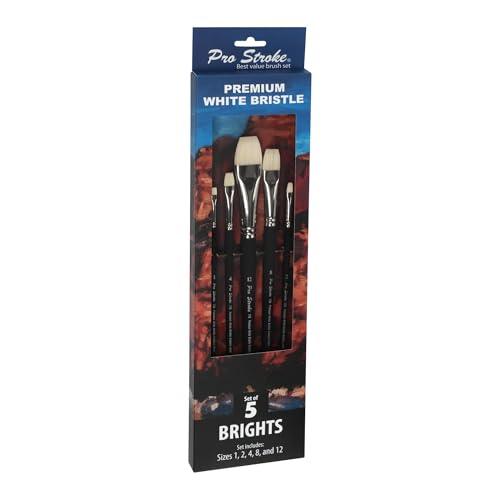 Creative Mark Pro Stroke Chungking Paint Brush - Bright Set of 5 - style: Brights