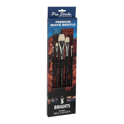 Creative Mark Pro Stroke Chungking Paint Brush - Bright Set of 5 - style: Brights