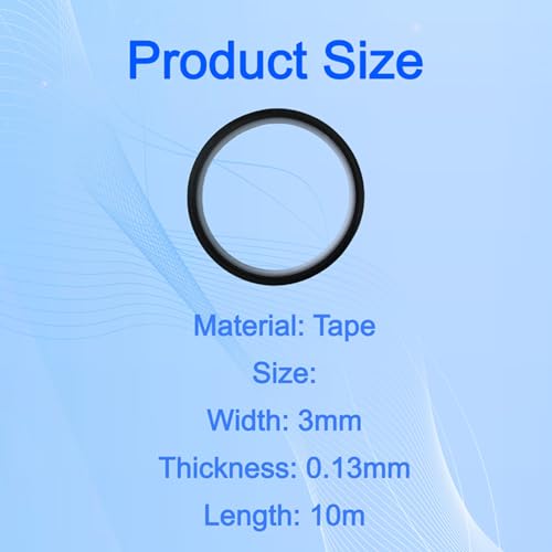 3 rolls Teflon Tape, Wear and Heat Resistant, Precision Rings, Cut at Will, Joystick Protector Compatible with Playstation 4(PS4), PS5, Xbox One, Series X, Switch, Switch Pro, Scuf Controller Grips-br - color: 3 Brown Roll Wear-resistant Tapes