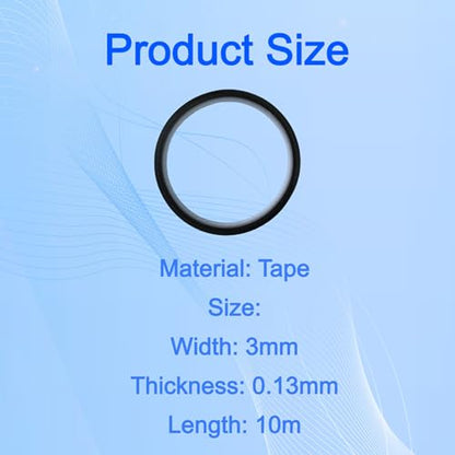 3 rolls Teflon Tape, Wear and Heat Resistant, Precision Rings, Cut at Will, Joystick Protector Compatible with Playstation 4(PS4), PS5, Xbox One, Series X, Switch, Switch Pro, Scuf Controller Grips-br - color: 3 Brown Roll Wear-resistant Tapes