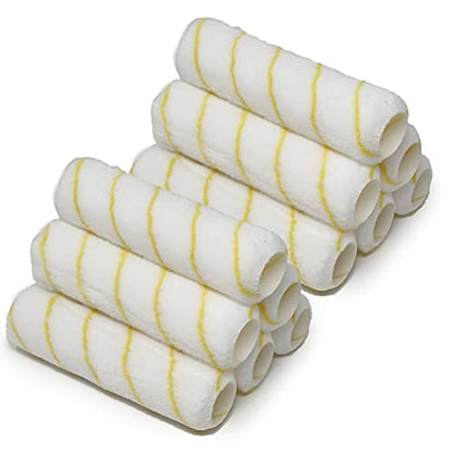 Allgala Paint Roller Covers, 12-Pack 9 Inch Shedless Paint Roller Covers 1/2 Inch Nap, Covers for Paint Roller Frame and Paint Roller Kit - size: 9" (Pack of 12)