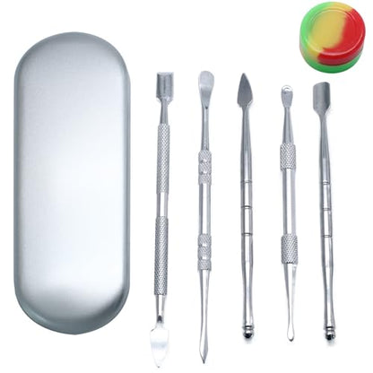 suiwotin 6PCS Wax Carving Tool, Stainless Steel, Silver - color: Silver - 6PCS/Set