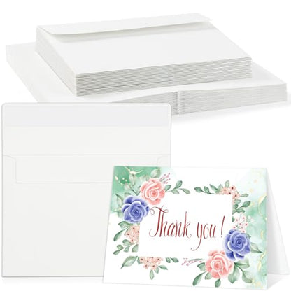 Prudiut 20 Sets Watercolor Cards with Envelopes, 5x7 In, 140 Lb Cold Press - size: 5x7 Inch