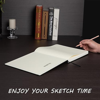 Vanrtto Square Sketch Book, Mixed Media Sketchbook 4.5x4.5 in 2 Pack - size: 4.5*4.5 INCH 2 PACK