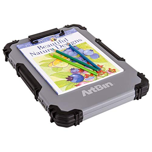 ArtBin Sketch Board with Internal Craft Storage, Drawing Surface, Grey - size: 10"W x 13.5"H