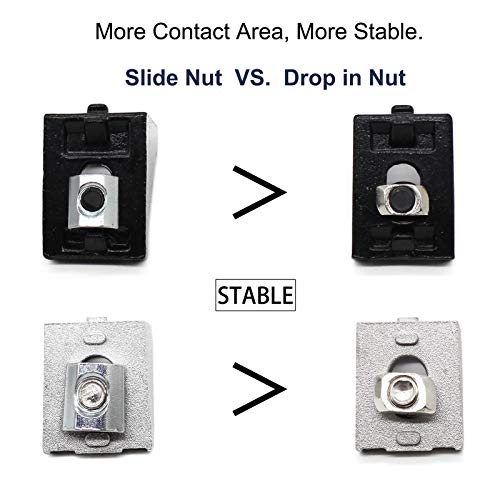 10 Sets 2020 Aluminum Extrusion Hardware Accessories Corner Bracket - style: 10Pcs 20x28 Bracket with M5 Bolt Nut