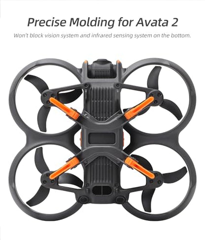 Landing Gear for DJI Avata 2, Adjustable Legs Height Extension Stand Quick Release Bracket for Avata 2 Drone Protection (Gray) - color: Gray
