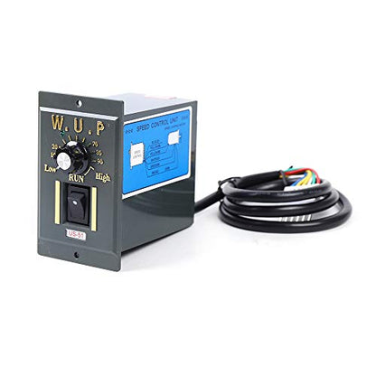 0-270RPM 15W 5K High Torque AC Variable Speed Gear Motor with Controller - color: 15W 5K