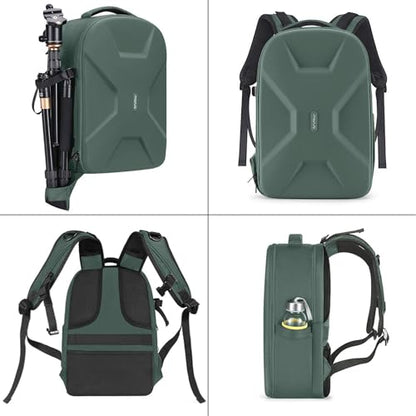 MOSISO Camera Backpack, DSLR/SLR/Mirrorless Photography Camera Bag - color: Emerald Green