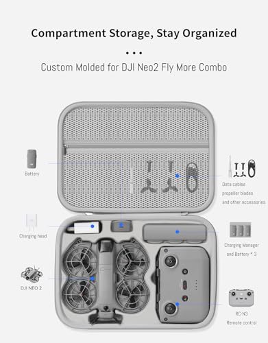 Carrying Case for DJI Neo 2, Portable Shoulder Bag case For DJI Neo 2 Drone