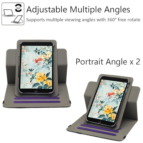 Universal 10 10.1 11 Inch Android Tablet Case Cover for 9.6-11 Inch Tablet - color: Dark Purple