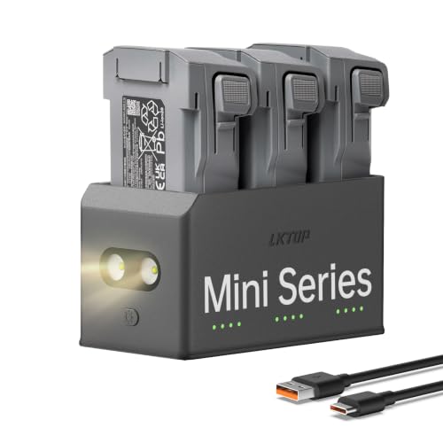 LKTOP 100W Mini 5 Pro Battery Charging Hub for DJI Mini 5 Pro/4 Pro/3 Pro/3