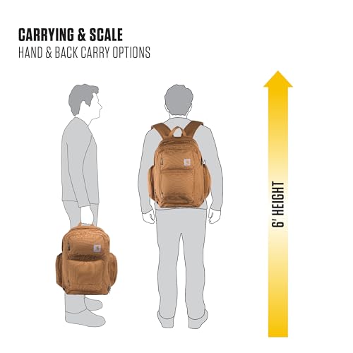 Carhartt Utility 35L Triple-Compartment Backpack Carhartt Brown - color: Carhartt Brown