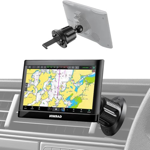 GPS Holder for Car – Air Vent Mount with Metal Hook and 17mm Ball Joint, Compatible with Nuvi GPS Devices