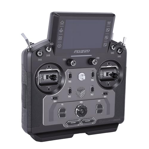 Tidyard 18CH RC Transmitter with 3.5" Touchscreen, 8700mAh Battery, Dual Antenna for Drones, Cars, Boats