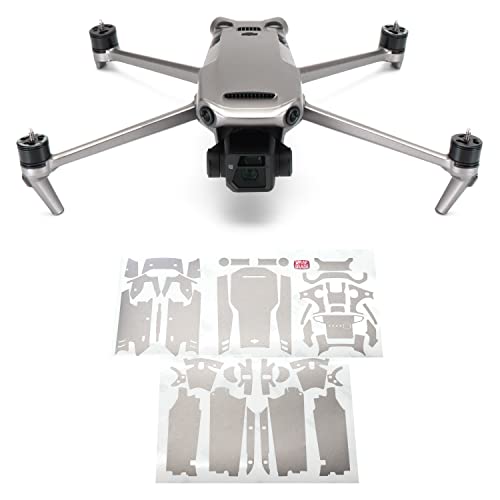 WRAPGRADE Full Skin Stickers for DJI Mavic 3 / Mavic 3 Classic (Titanium) - color: Coloration-x