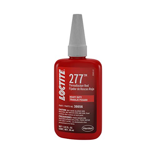 Loctite 38656 277 Red Large Threads Threadlocker Bottle - 36 ml