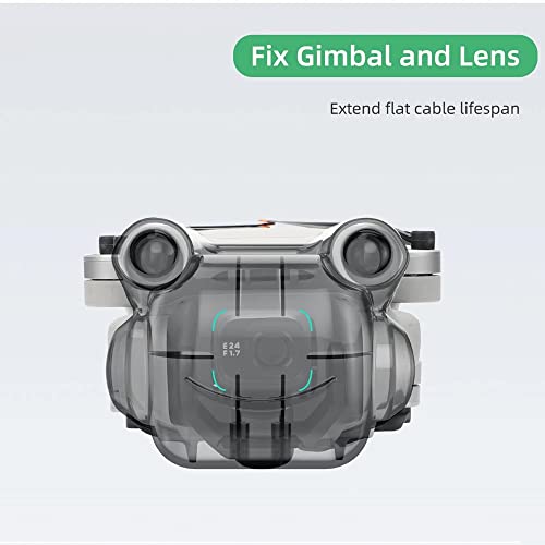Mini 3 Pro Camera Lens Cap Len Cover Gimbal Vision Sensor Protective Cover for DJI Mini 3 Pro Drone Accessories (Light Grey)