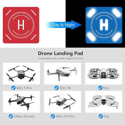 FPVtosky 3-IN-1 Mini 5/4 Pro RC 2 Sun Hood protective Cover+ Drone Landing Pad Weighted