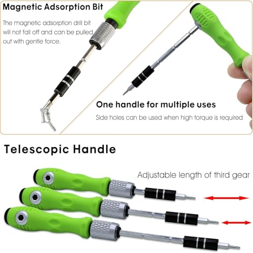 32-in-1 Multi-Function Screwdriver Set, Portable Household Repair Toolkit, Suitable for Phones, Watches, Laptops and Game Consoles