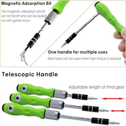 32-in-1 Multi-Function Screwdriver Set, Portable Household Repair Toolkit, Suitable for Phones, Watches, Laptops and Game Consoles