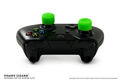 Foamy Lizard AceShot Raised Thumb Grips for Xbox One & Steamdeck, Green - color: Green