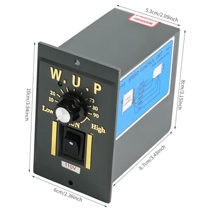 0-450RPM 15W 3K Variable Speed AC Gear Reduction Motor with Controller - color: 15W---3K