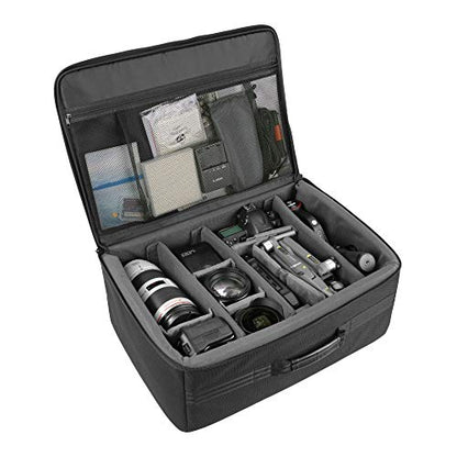 VANGUARD Divider Bag 46 Customizable Insert/Protection Bag for DSLR Camera, Lenses, Accessories, 26 Liter Capacity - size: DIVIDER BAG 46
