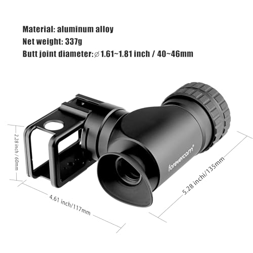 Forevercam Rifle Scope Camera Mount Adapter for DJI Osmo Action 3 4 5 Pro