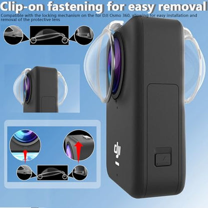 Lens Guard for DJI Osmo 360 II/360, Lens Protector/Protective Cover for DJI Osmo 360 II