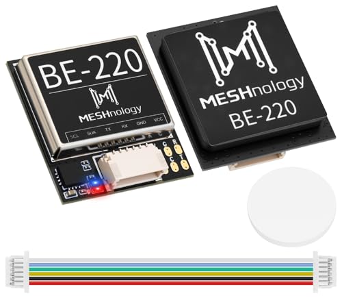 BE-220 GPS Module Upgraded M10050 Chip GNSS Board with Compass Support GPS, Galileo, BDS Three-Mode Positioning for FPV Drone Fixed-Wing UAV Racing Robots Driving Precision Agriculture IoT - size: BE-220