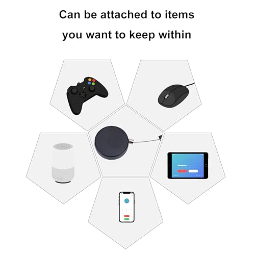 2pcs Retractable Remote Control Tether Lock, 4.92Ft Adjustable Retractable Remote Control Cable Tether Lock with 4 Adhesive 2 Hexagonal Wrench for TV Game Home Showroom Use
