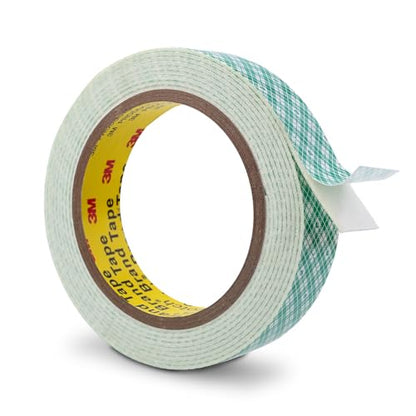 3M Double Sided Foam Tape 1" x 10Ft 1 Pack White Heavy Duty - size: 1" x 10Ft