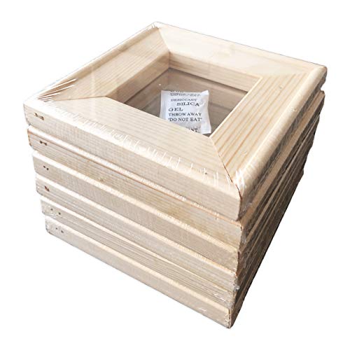 LWR CRAFTS Stretched Canvas 6" X 6" Pack of 6 (Frame) - size: 6"x6"x6 (frame)