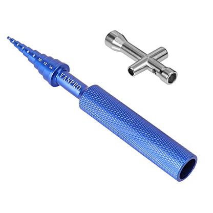 Vanpro Skateboard Bearing RC Ball Bearing Tool, Blue, Aluminum - color: Blue