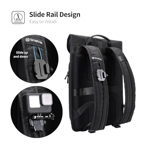Smatree Waterproof Carrying Backpack for DJI Mini 4 Pro/3 Pro - color: Black/DJI Mini 4 Pro/3 Pro