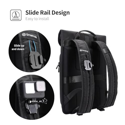 Smatree Waterproof Carrying Backpack for DJI Mini 4 Pro/3 Pro - color: Black/DJI Mini 4 Pro/3 Pro