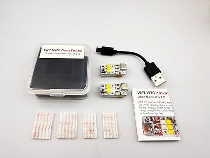NovaStrobe FAA Compliant Drone Strobe w/ 6 Cree 1000LM LEDs & 4 Colors